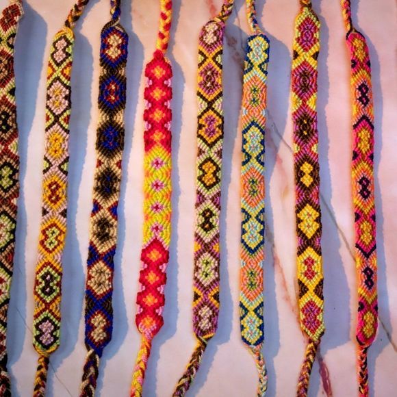 Wayuu original bracelets thin handmade - Picture 2 of 5